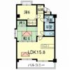 ｳｯﾄﾞﾌｫﾚｽﾄﾏﾝｼｮﾝB棟の間取り画像