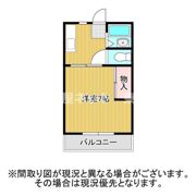 コーポサンライズの間取り画像