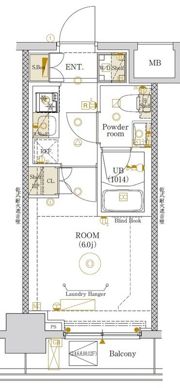 エストゥルース新小岩の間取り画像