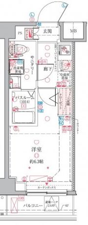 クレヴィスタ横浜綱島の間取り画像