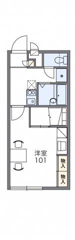 レオパレスMINEMURAの間取り画像