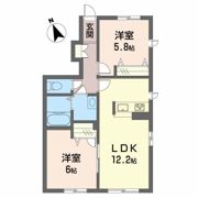 ガルテンMASAKI C棟の間取り画像