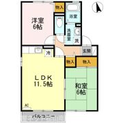 セジュール Uの間取り画像