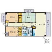 サニーサイドの間取り画像