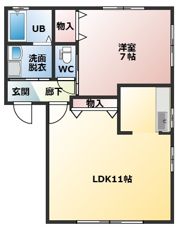 すみれ荘の間取り画像