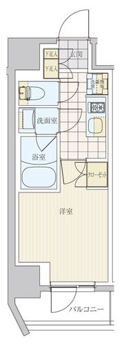 リビオメゾン戸越銀座の間取り画像