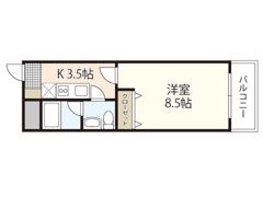 グレイス江波西の間取り画像