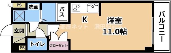 グランシャリオB棟の間取り画像