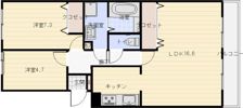 パーク・ノヴァ藤が丘南の間取り画像