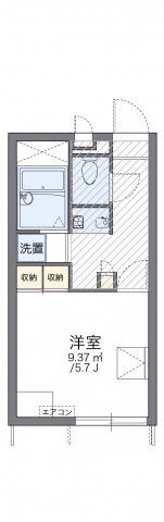 レオパレスプルメリアⅢの間取り画像