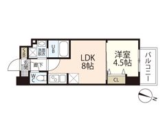 S－RESIDENCE広島駅EASTの間取り画像