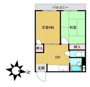 共栄マンション服部の間取り画像