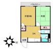 共栄マンション服部の間取り画像