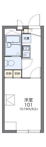 レオパレスサンポートの間取り画像