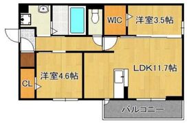 ストレイト葛葉の間取り画像