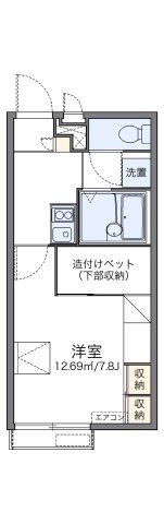 レオパレスエステシティⅡの間取り画像