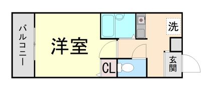 ヴィバーチェ六甲の間取り画像