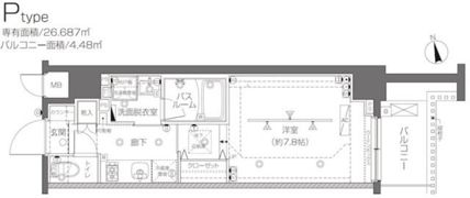 ZOOM大塚の間取り画像