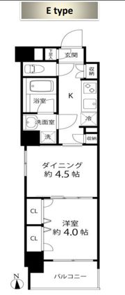 DuoStage白金高輪の間取り画像