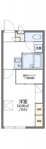 レオパレスエレガンス藤の間取り画像