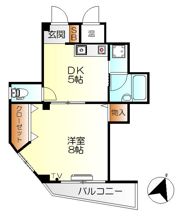 YMハイツの間取り画像