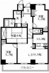 ファミールタワープラザ岡山イーストタワーの間取り画像