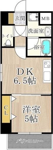 R-Ⅱコートの間取り画像
