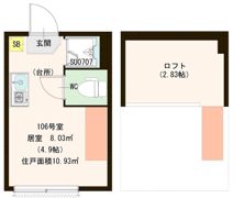 ハーモニーテラス西尾久Ⅱの間取り画像