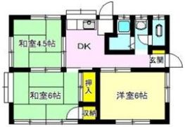 吉井ハツノ・志江 所有貸家の間取り画像