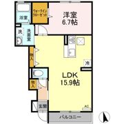 ヴァイデ Aの間取り画像
