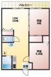寿命ハイツの間取り画像