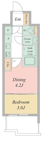 セレニテ東梅田アリエの間取り画像