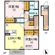 VIVACE B棟の間取り画像