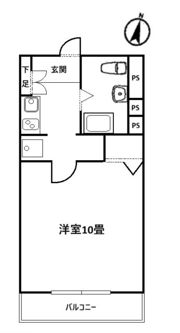 シャトレ明大前の間取り画像