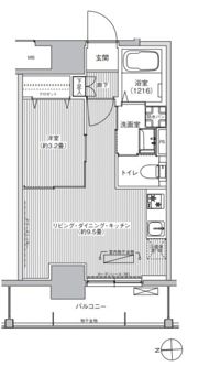 レジェンダリーガーデン赤羽ウェストビューの間取り画像