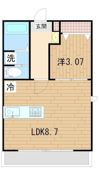 Raffine芝中田の間取り画像