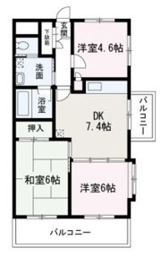 ベルシャレーの間取り画像