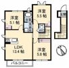ハイツMINORU C棟の間取り画像