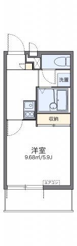 レオパレス悠和の間取り画像
