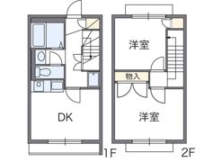 レオパレスMの間取り画像