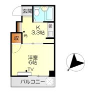 アメニティ本通の間取り画像