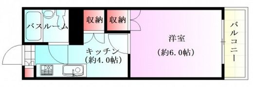 アクアコート楠木の間取り画像