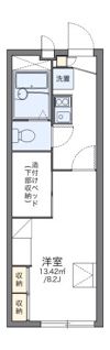 レオパレスピクシス イワタの間取り画像