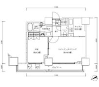 パークキューブ愛宕山タワーの間取り画像