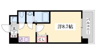 エスライズ新神戸Ⅱの間取り画像