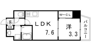 セレニテ神戸元町の間取り画像