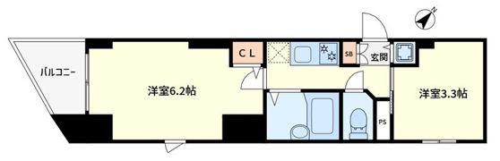 フェニックス横濱関内の間取り画像