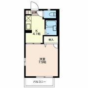 ディアス内川 Bの間取り画像