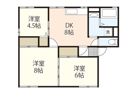 シティハイム己斐 A棟の間取り画像