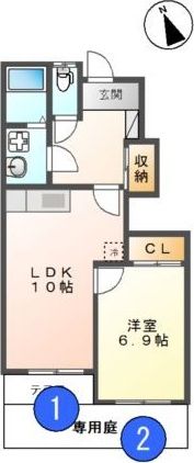 メゾン・ボンヌールの間取り画像
